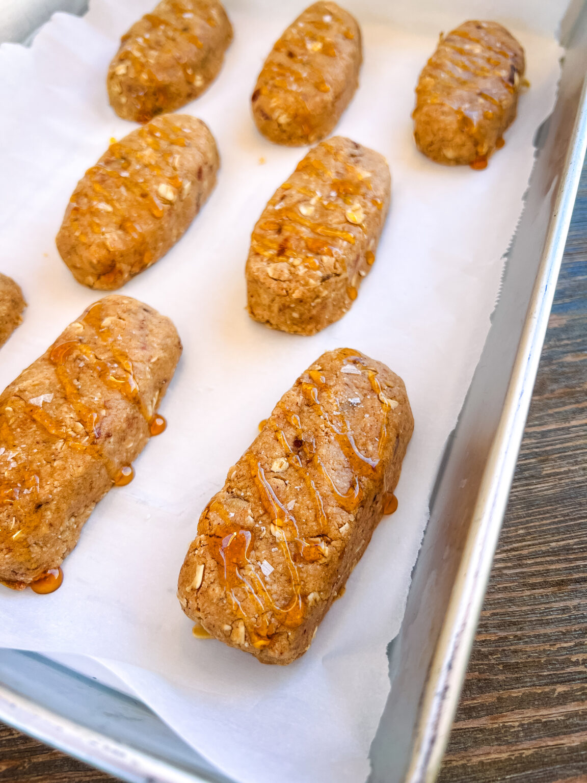 Rustic Homemade Protein Bars (14g Protein Each!)